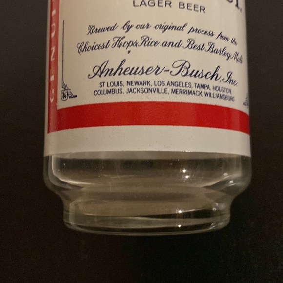 Vintage Budweiser’s Logo Glass Cup. - Picture 5 of 8